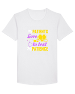 PATIENTS Tricou mânecă scurtă guler larg Bărbat Skater