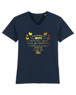 WIFE Tricou mânecă scurtă guler V Bărbat Presenter