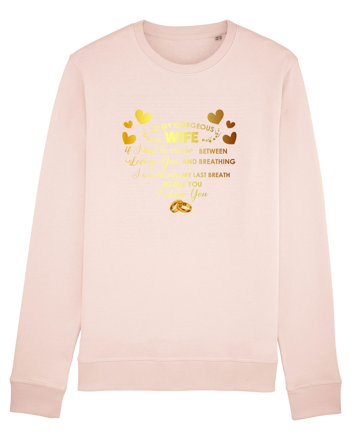 Bluză mânecă lungă Unisex Rise Candy Pink