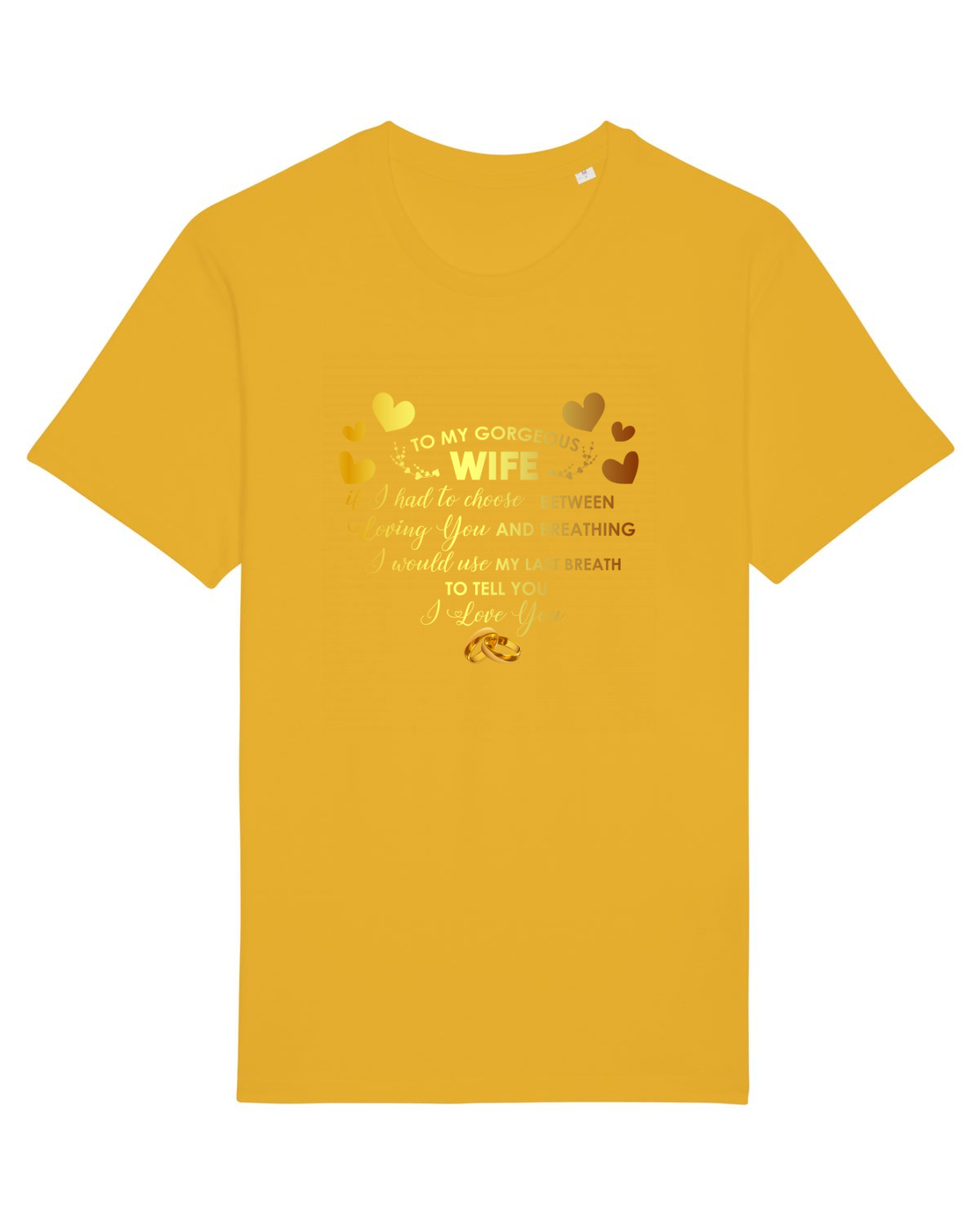 Tricou mânecă scurtă Unisex Rocker Spectra Yellow