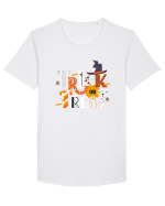 HALLOWEEN Tricou mânecă scurtă guler larg Bărbat Skater