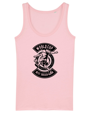 Soccer World Cup Black Cotton Pink