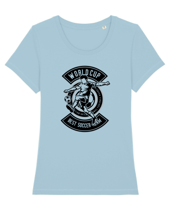 Soccer World Cup Black Sky Blue