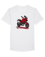 Motorcycles are indeed fun Tricou mânecă scurtă guler larg Bărbat Skater