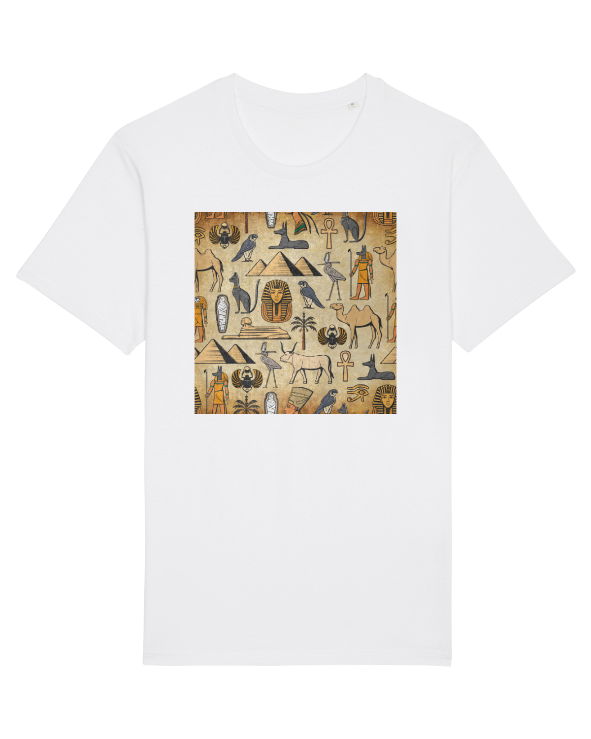 Tricou mânecă scurtă Unisex Rocker White