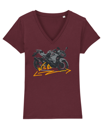 Motorcycles are really fun Burgundy