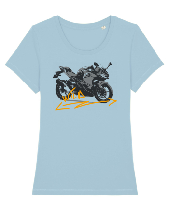 Motorcycles are really fun Sky Blue