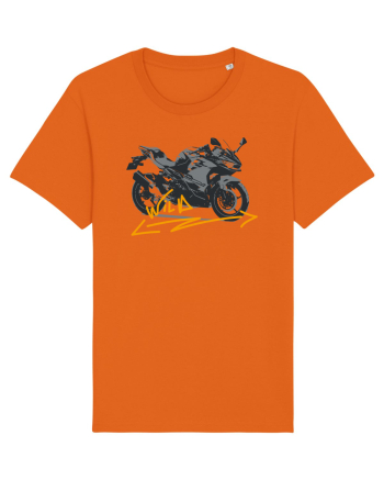 Motorcycles are really fun Bright Orange