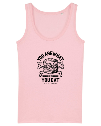 Burger Bones Black Cotton Pink