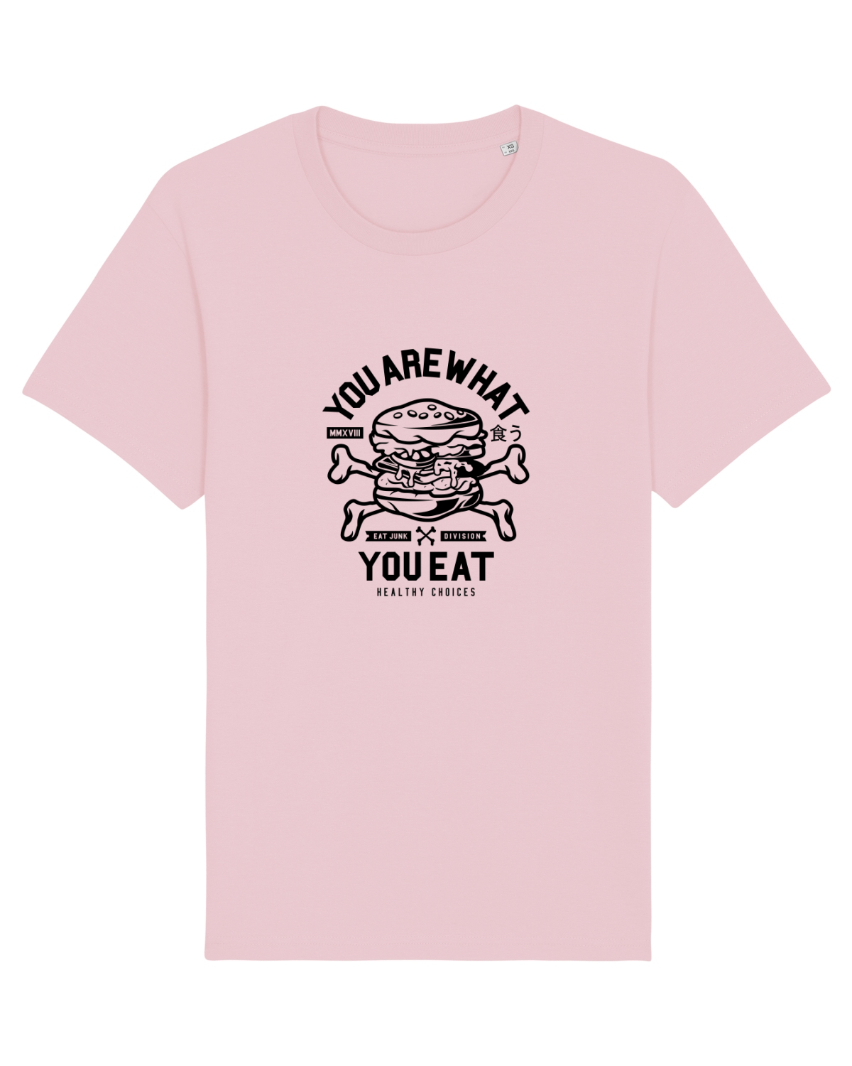 Tricou mânecă scurtă Unisex Rocker Cotton Pink