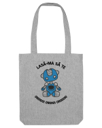 Lasa-ma sa te 01101001 01110101 Sacoșă textilă