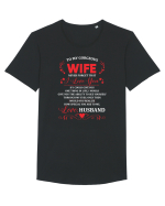 WIFE Tricou mânecă scurtă guler larg Bărbat Skater