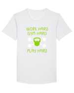 GYM Tricou mânecă scurtă guler larg Bărbat Skater