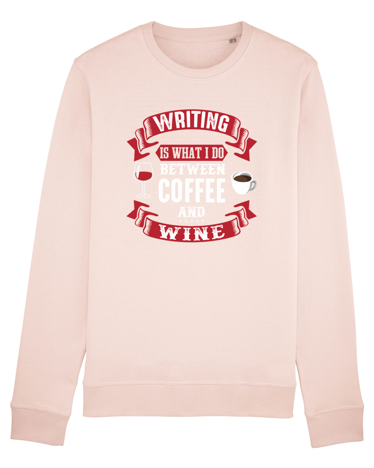 Bluză mânecă lungă Unisex Rise Candy Pink