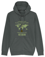 VETERAN Hanorac cu fermoar Unisex Connector