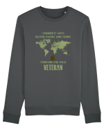VETERAN Bluză mânecă lungă Unisex Rise