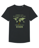 VETERAN Tricou mânecă scurtă guler larg Bărbat Skater