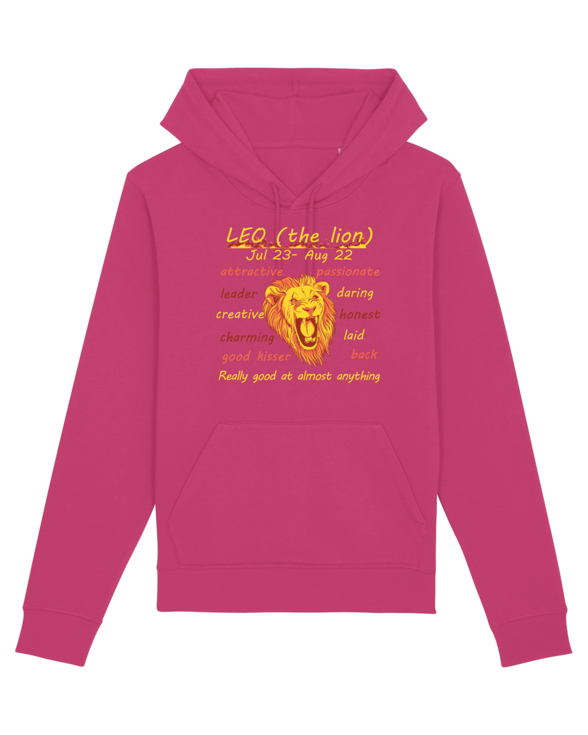Hanorac Unisex Drummer Raspberry