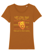 LEU Tricou mânecă scurtă guler larg fitted Damă Expresser