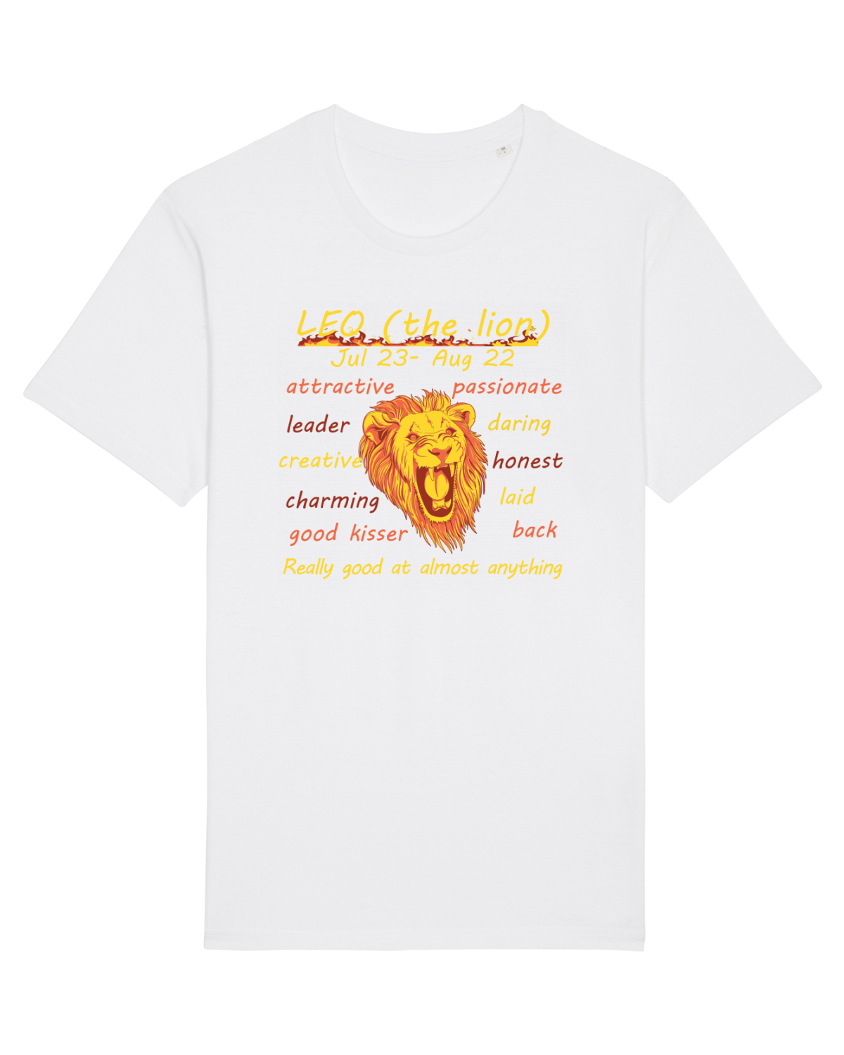 Tricou mânecă scurtă Unisex Rocker White