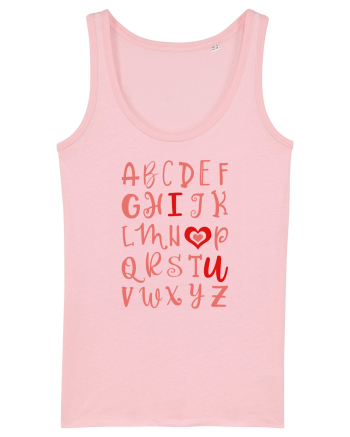ABC I Love You Cotton Pink