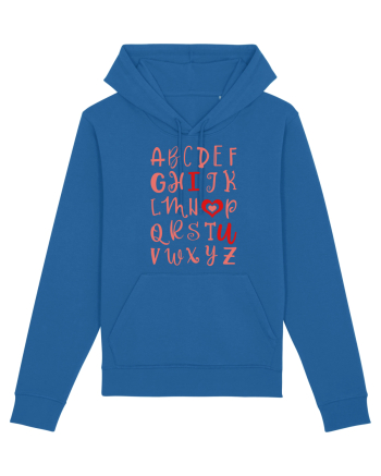 ABC I Love You Royal Blue