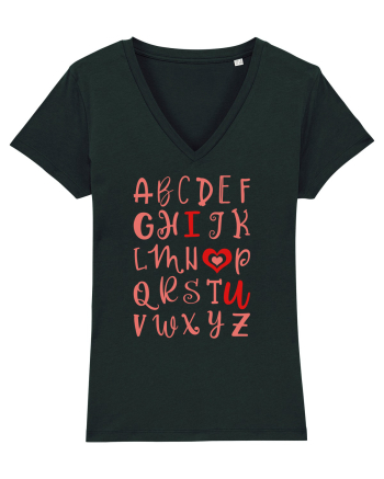 ABC I Love You Black