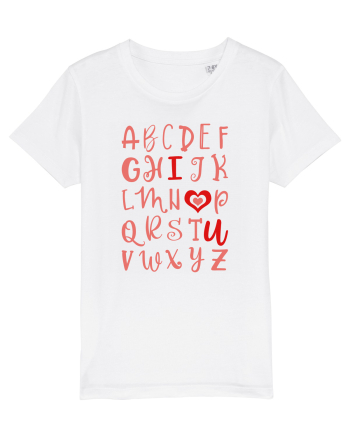 ABC I Love You White