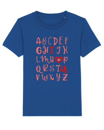 ABC I Love You Majorelle Blue