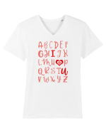 ABC I Love You Tricou mânecă scurtă guler V Bărbat Presenter