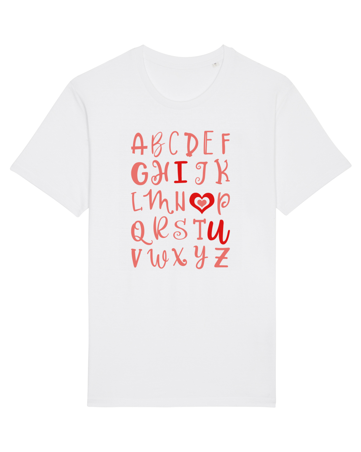 Tricou mânecă scurtă Unisex Rocker White