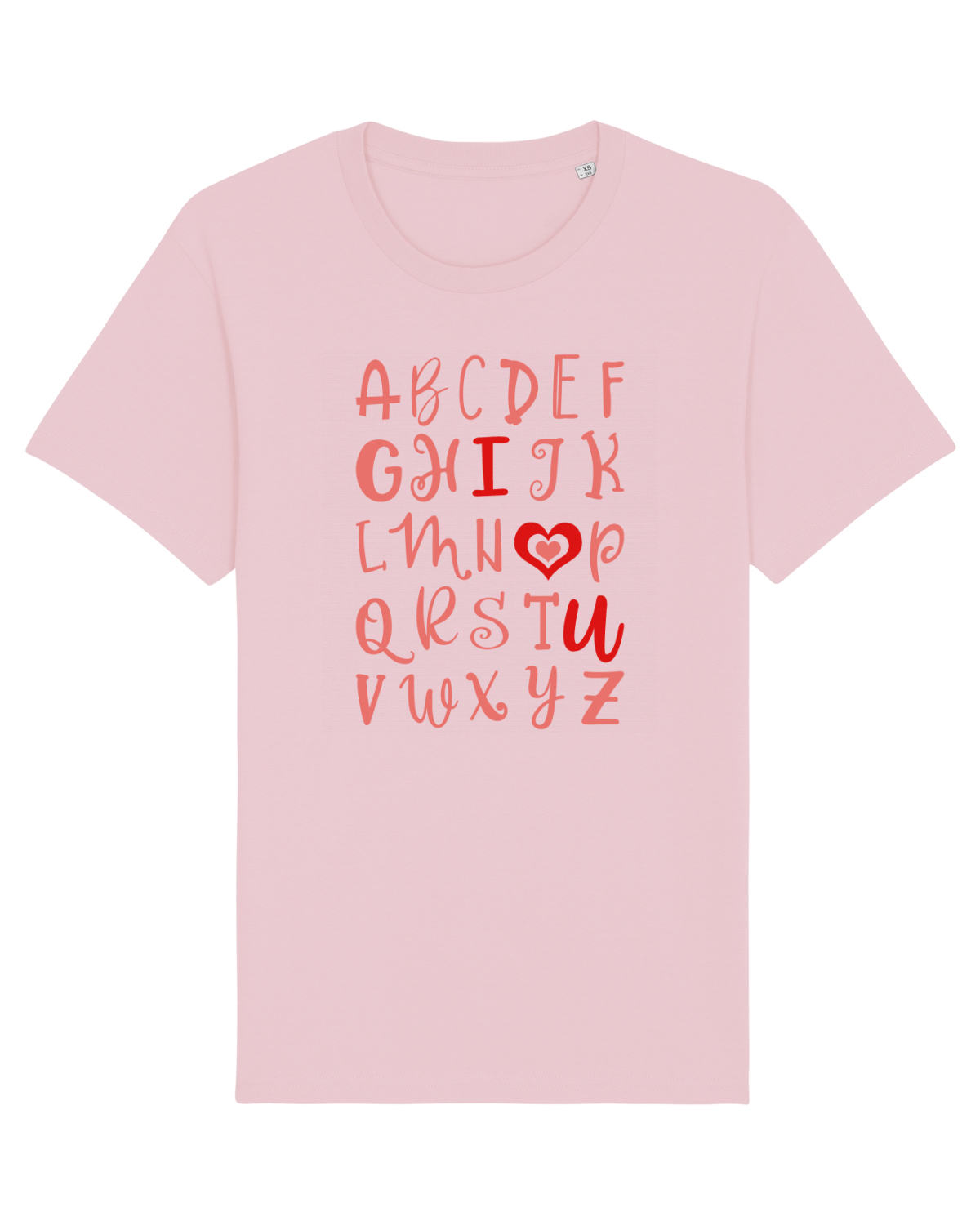 Tricou mânecă scurtă Unisex Rocker Cotton Pink