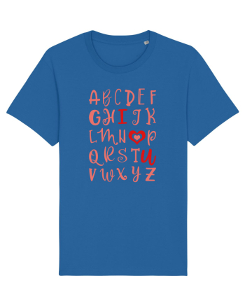 ABC I Love You Royal Blue