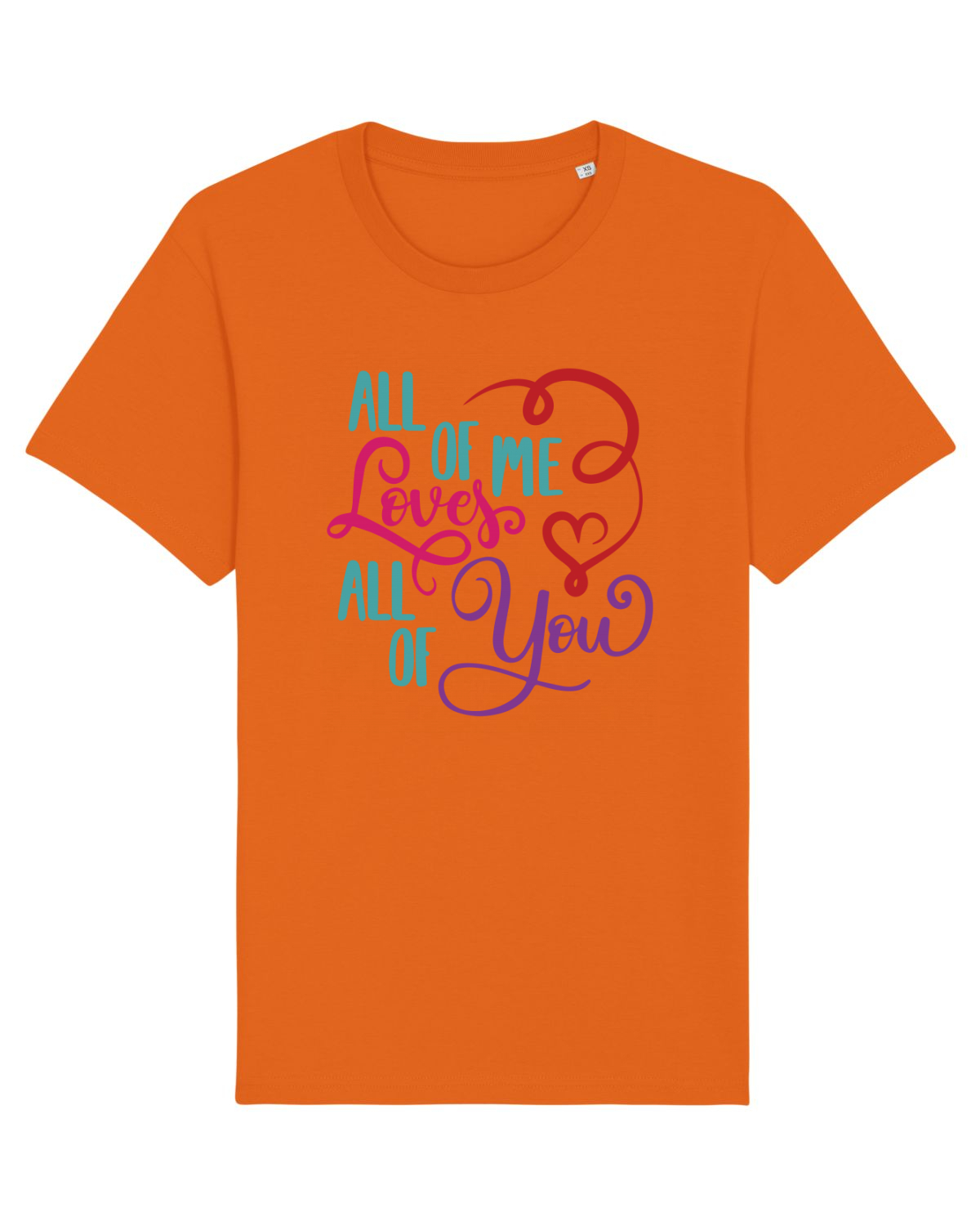 Tricou mânecă scurtă Unisex Rocker Bright Orange