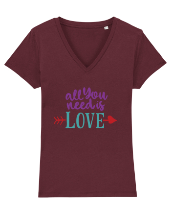 All you need is Love Burgundy