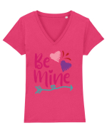 Be Mine Tricou mânecă scurtă guler V Damă Evoker