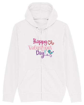 Happy Valentines Day White
