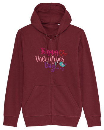 Happy Valentines Day Burgundy
