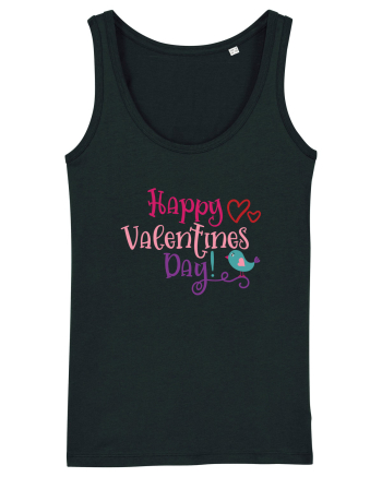 Happy Valentines Day Black