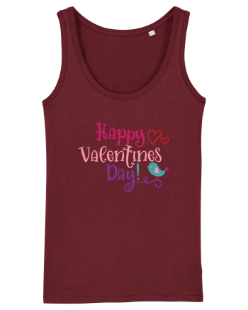 Happy Valentines Day Burgundy