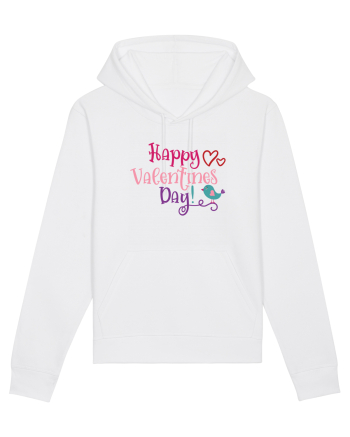 Happy Valentines Day White