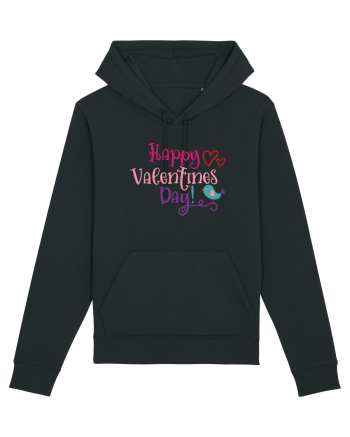Happy Valentines Day Black