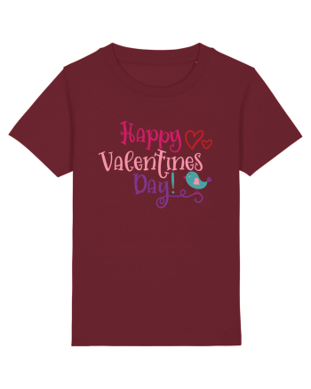 Happy Valentines Day Burgundy