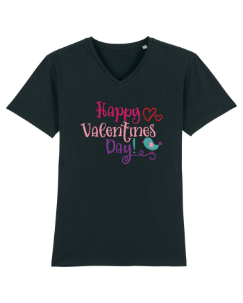 Happy Valentines Day Black