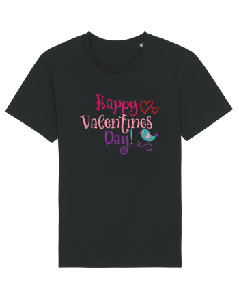 Happy Valentines Day Black