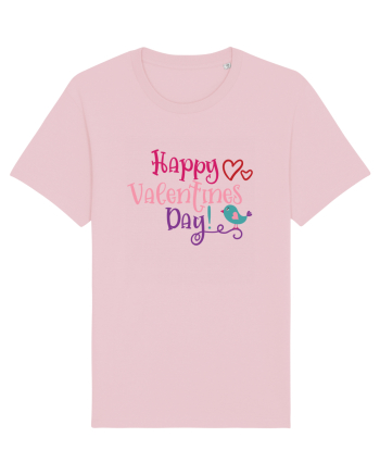 Happy Valentines Day Cotton Pink