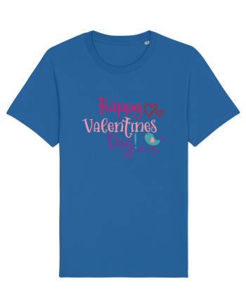 Happy Valentines Day Royal Blue