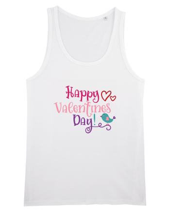 Happy Valentines Day White