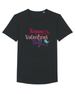 Happy Valentines Day Tricou mânecă scurtă guler larg Bărbat Skater