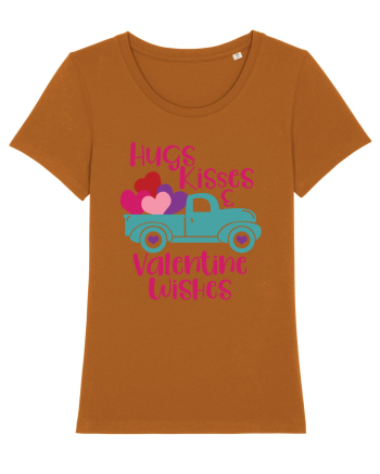 Hugs Kisses and Valentine Wishes Roasted Orange